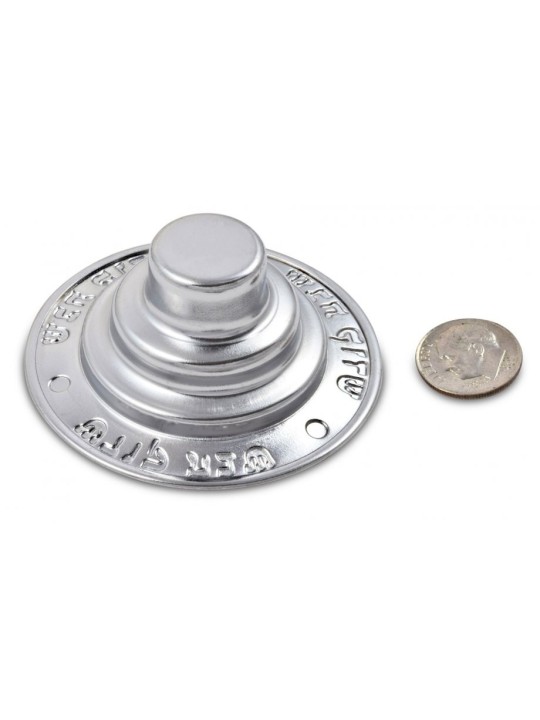 Insert en métal argenté pour bougies ou bougies chauffe-plat... | Inserts pour bougies et huiles