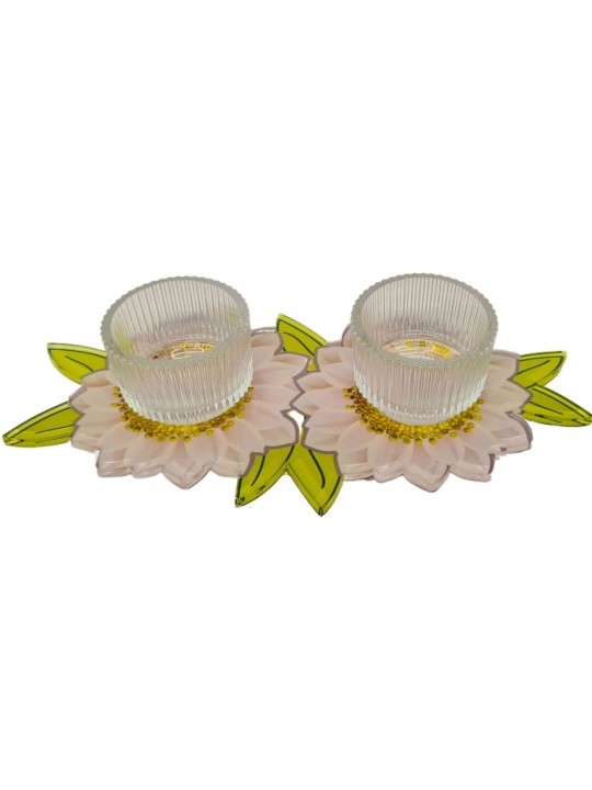 Dorit Judaica Lucite Shabbat Candlesticks Small Pink... | Candlesticks