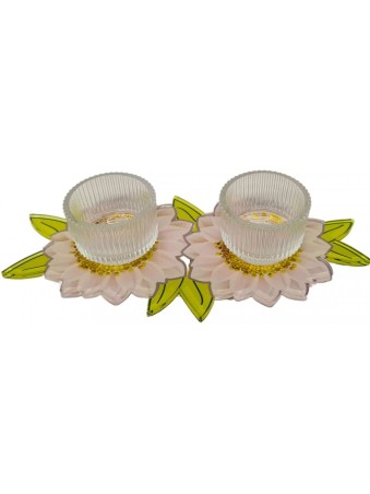 Dorit Judaica Lucite Shabbat Chandeliers Petit Rose... | Chandeliers