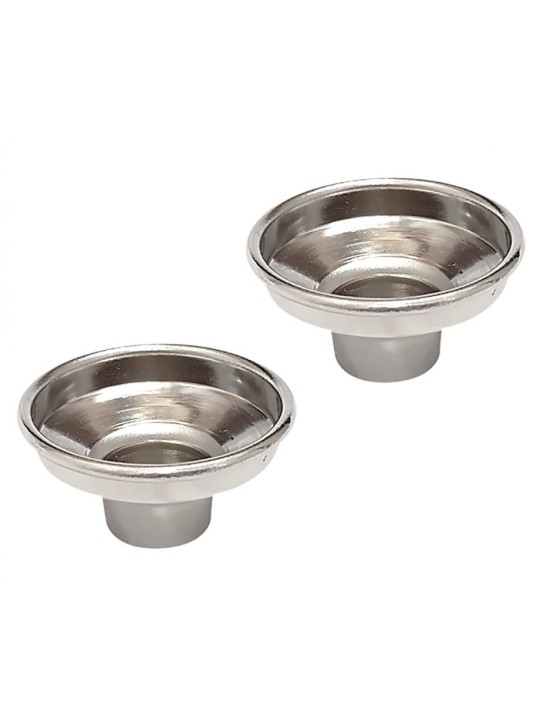 Deux inserts pour bougeoirs en verre et théières... | Inserts pour bougies et huiles