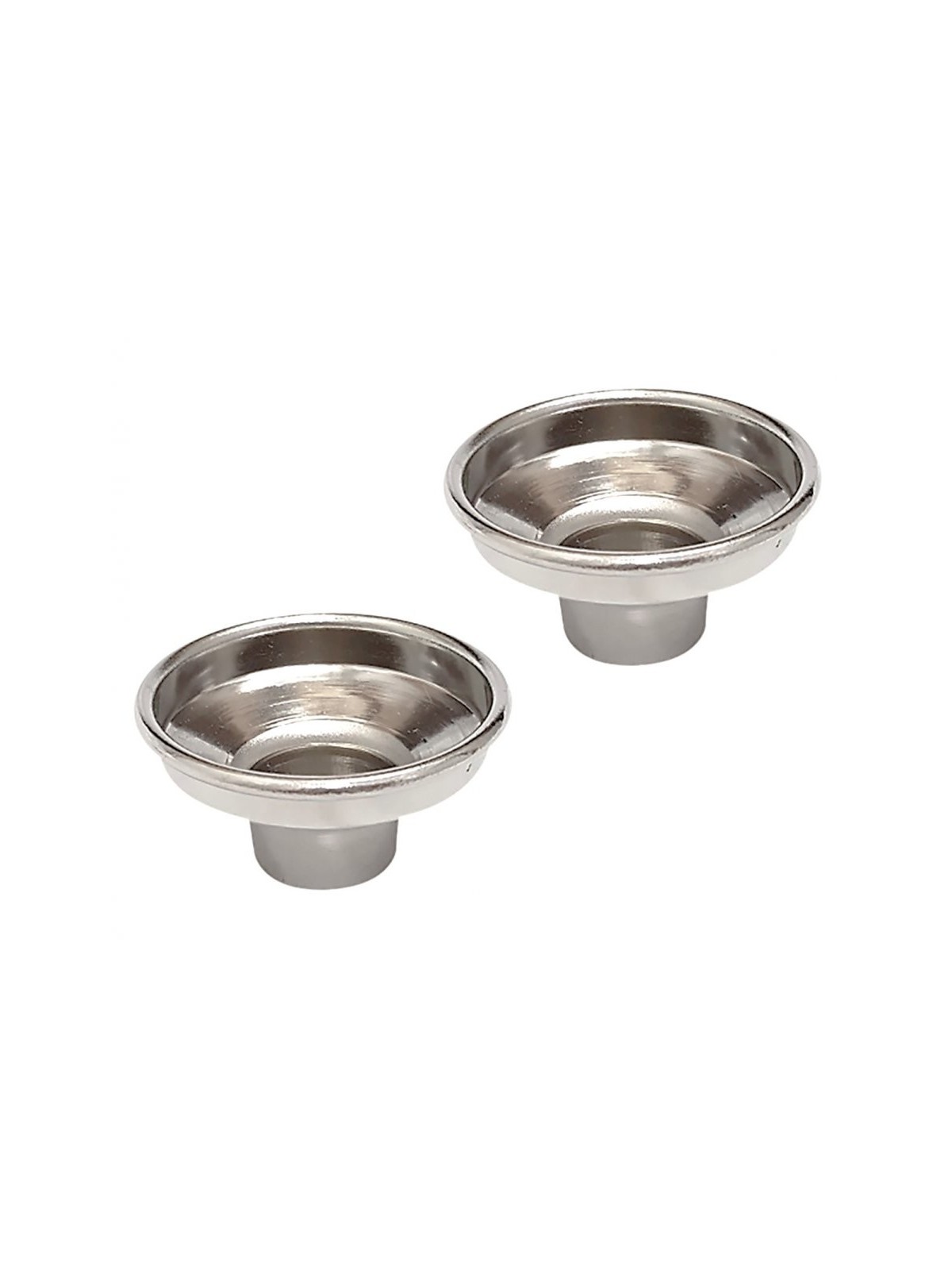 Deux inserts pour bougeoirs en verre et théières... | Inserts pour bougies et huiles