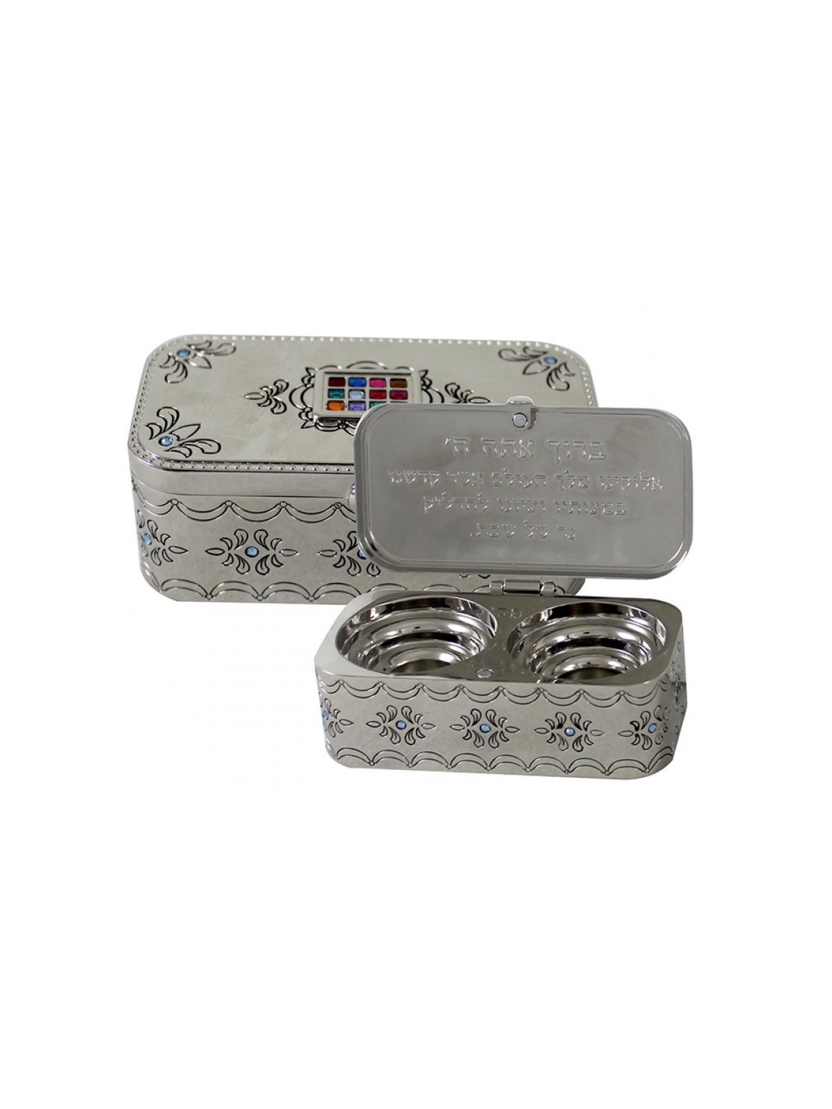 Compact Travel Candlesticks in Box Nickel %96... | Travel Candlesticks