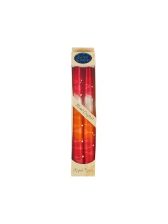 Pair of Galilee Handcrafted Decorative Taper Cand... | Sabbath Candles