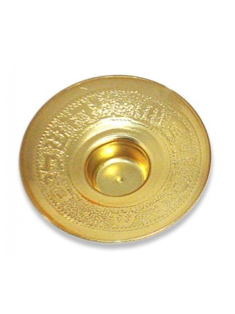 Insert de bougie en laiton couleur or décoratif | Inserts pour bougies et huiles