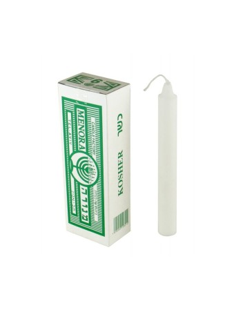 Bougies de Shabbat standard casher, boîte de 6 | Bougies de sabbat