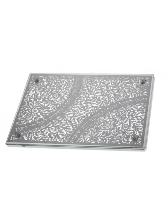 Dorit Judaica Verre Trempé ChallahCandlestick Tr... | Planches à Challah