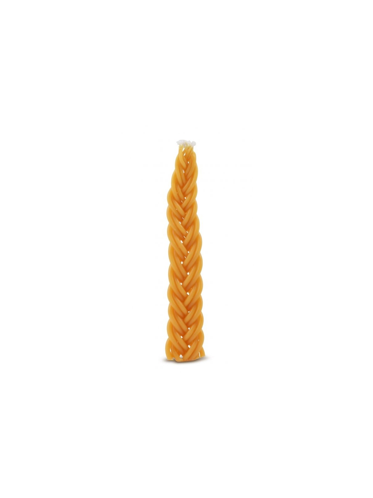 Bougie Havdalah tressée en cire d'abeille plate fabriquée à la main... | Bougies de la Havdala