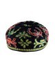 Kippa brodée à la main bucharienne noire | Meilleures ventes