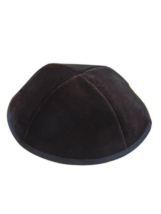 Kippa en velours noir | Kippa en velours