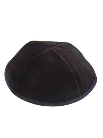 Kippa en velours noir | Kippa en velours