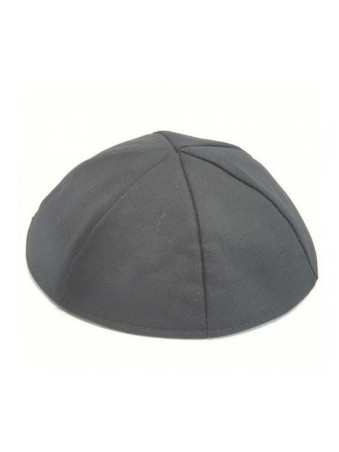 Black Terylene Kippah | Terylene Kippah