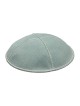 Kippa en daim bleu clair quatre panneaux | Kippa en daim