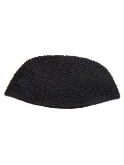 Kippa Frik DMC noire de qualité supérieure faite à la main | Frik Kippa