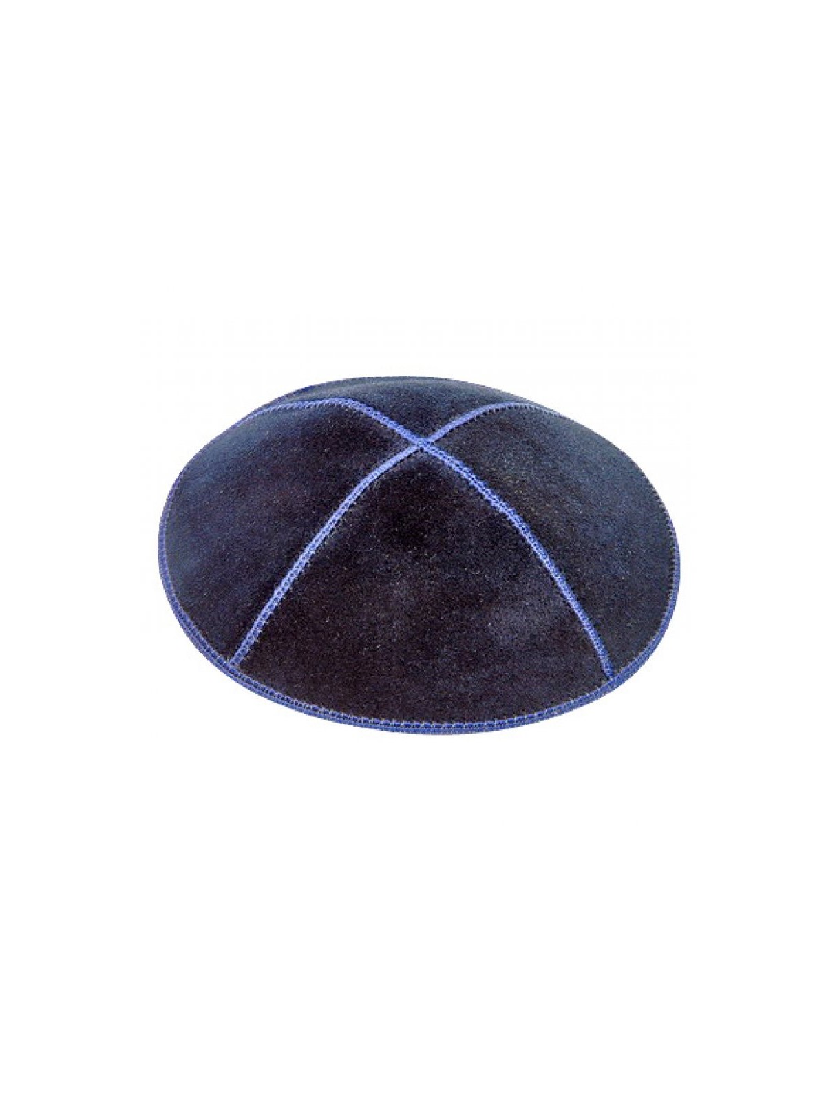 Blue Suede Kippah | Suede Kippah