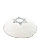 Kippa tricotée Silver Star of David | Kippa tricotée