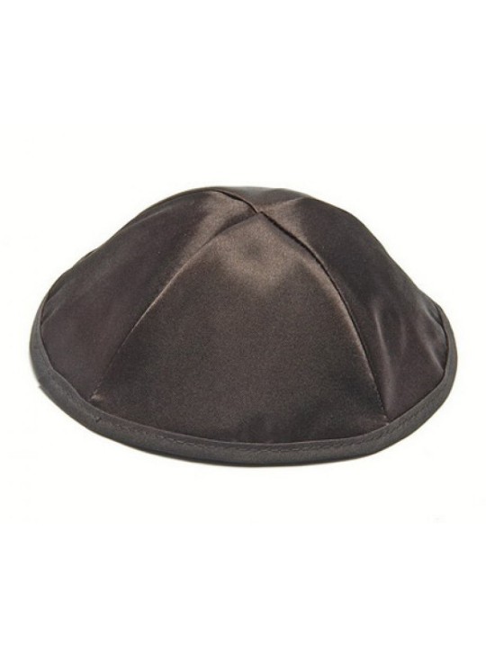 Kippa en satin noir | Kippa en satin