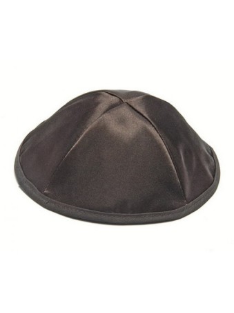 Black Satin Kippah | Satin Kippah