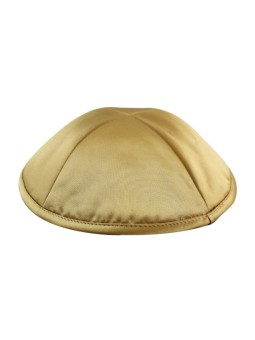 Kippa en satin doré | Kippa en satin