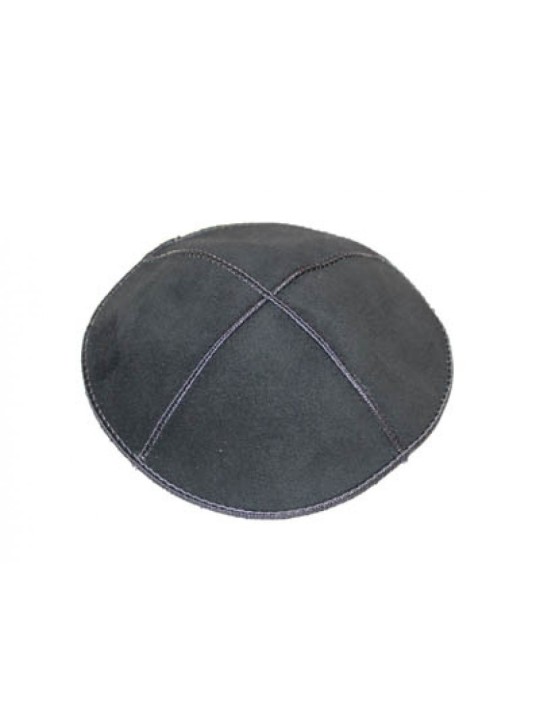 Kippa en daim gris | Kippa en daim