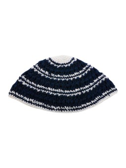 Frik Kippah Rayures bleues et blanches | Frik Kippa