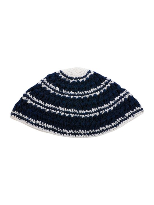 Frik Kippah Blue and White stripes | Frik Kippah