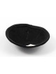 Kippa en tissu noir avec clip attaché | Kippa en tissu