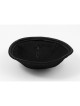 Kippa en tissu noir avec clip attaché | Kippa en tissu