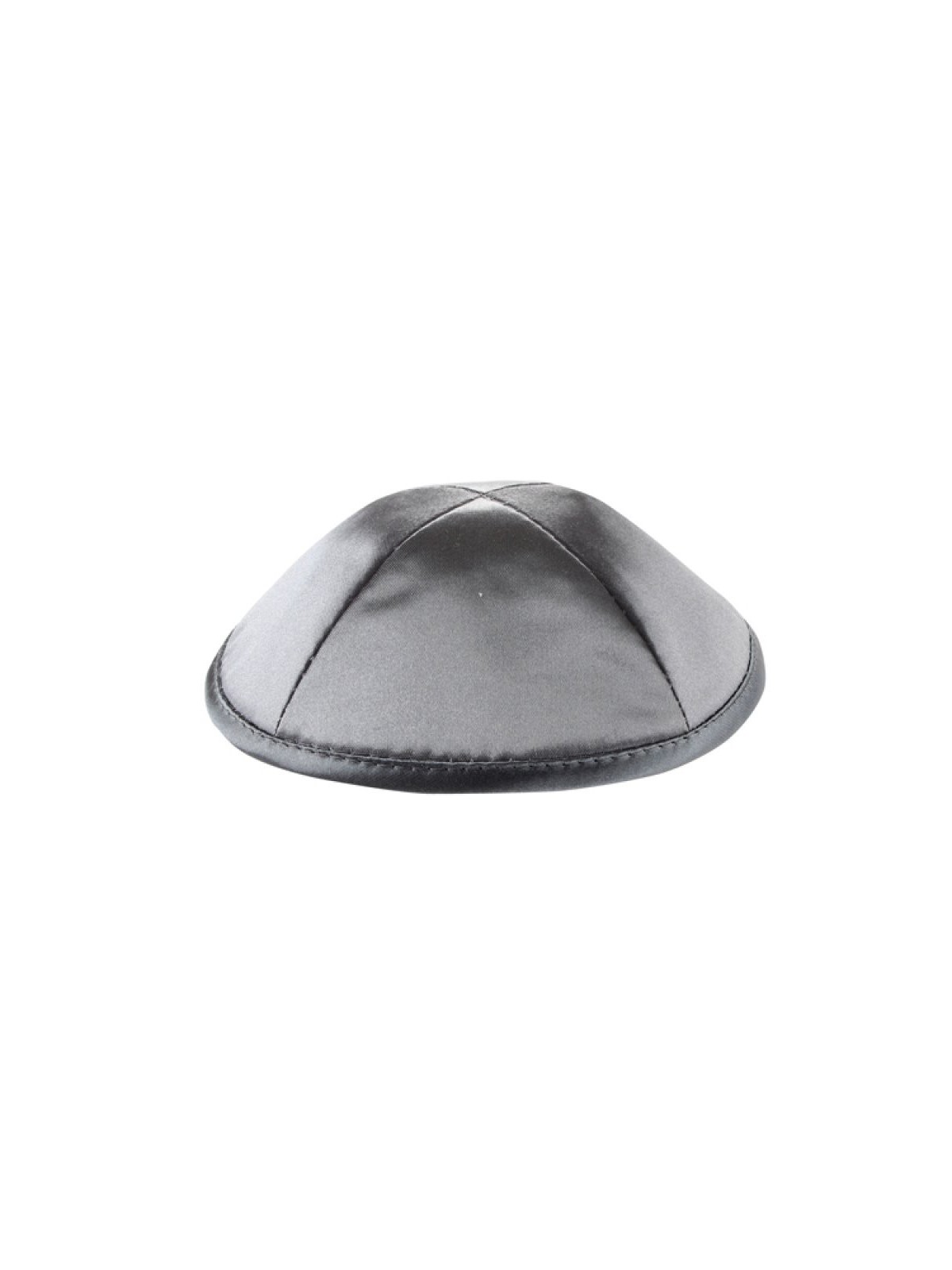 Kippa en satin gris | Kippa en satin