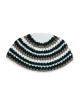 Frik Kippah rayé blanc et noir beige | Frik Kippa