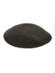 Kippa en coton tricoté à la main de couleur bois foncé Premium... | Kippa tricotée