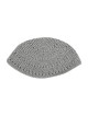 Frik Kippah Yarmulke tricoté gris avec trous | Frik Kippa
