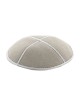 Off White Suede Kippah | Suede Kippah