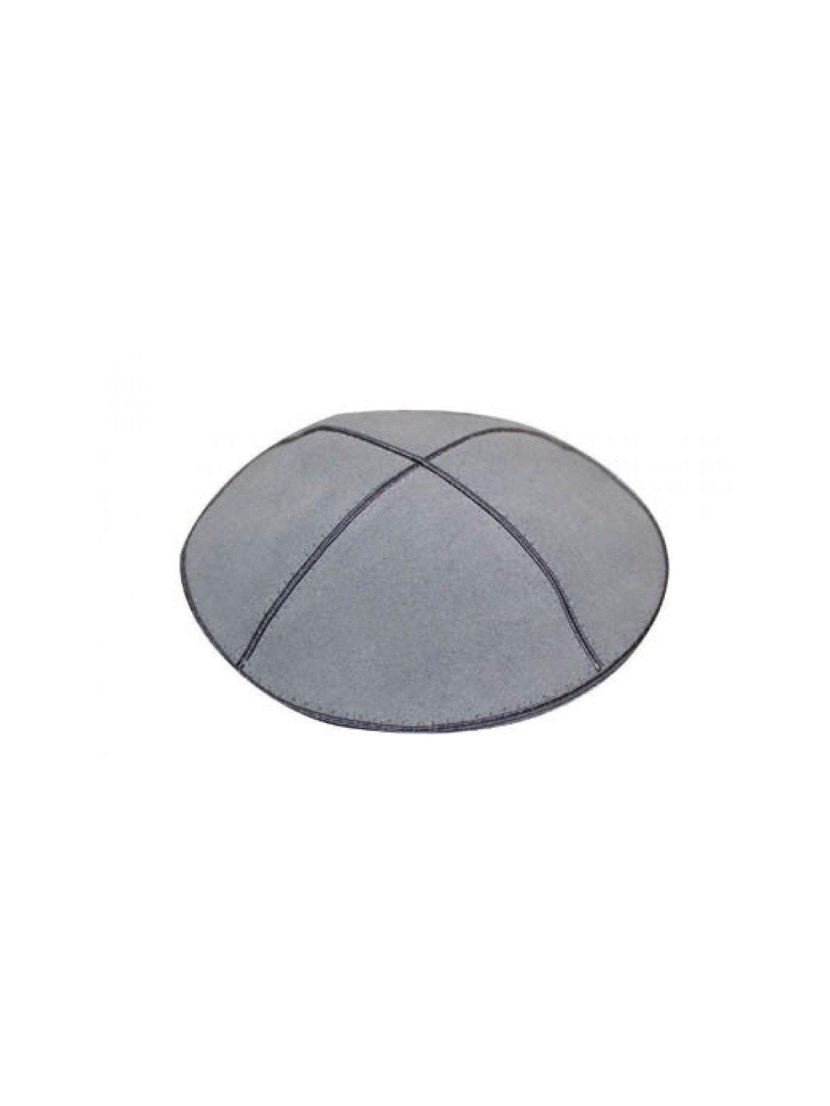 Kippa en daim gris clair | Kippa en daim