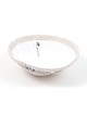 Kippa en tissu beige avec clip attaché et broderie... | Kippa en tissu