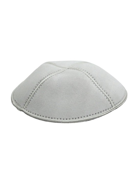 Kippa en daim blanc | Kippa en daim