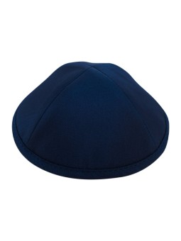 Kippa classique en tissu bleu foncé | Kippa en satin