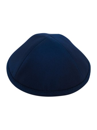 Kippa classique en tissu bleu foncé | Kippa en satin