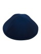 Kippa classique en tissu bleu foncé | Kippa en satin