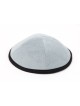 Kippa en velours côtelé avec clip attaché | Kippa en tissu