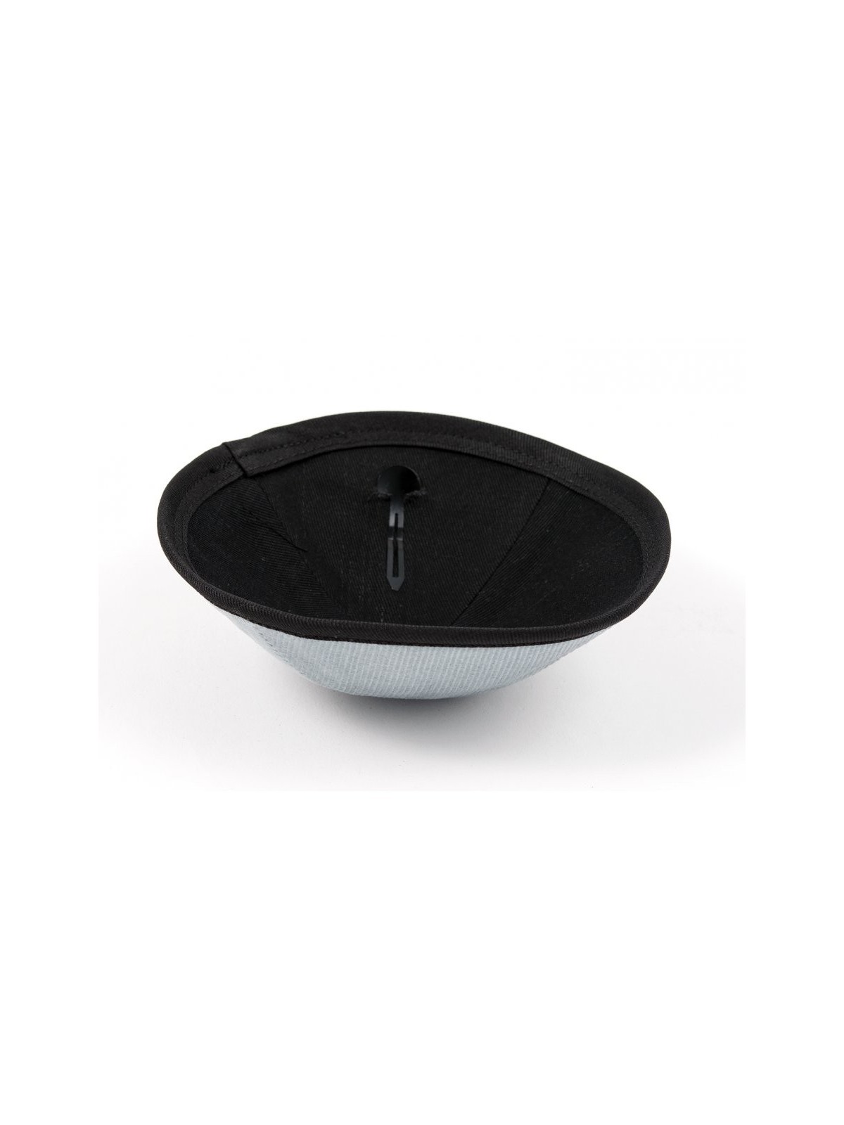 Kippa en velours côtelé avec clip attaché | Kippa en tissu