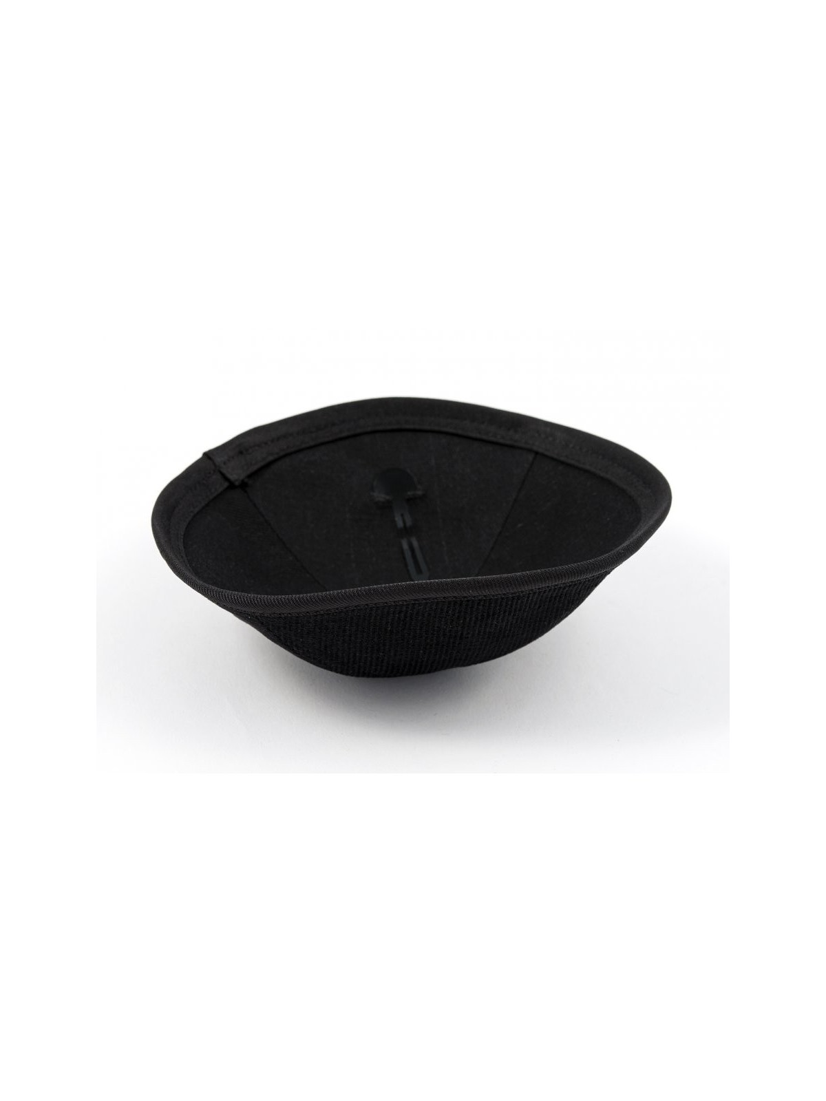 Kippa en velours côtelé avec clip attaché | Kippa en tissu
