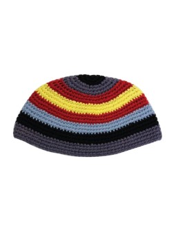 Frik Kippah à larges rayures multicolores | Frik Kippa