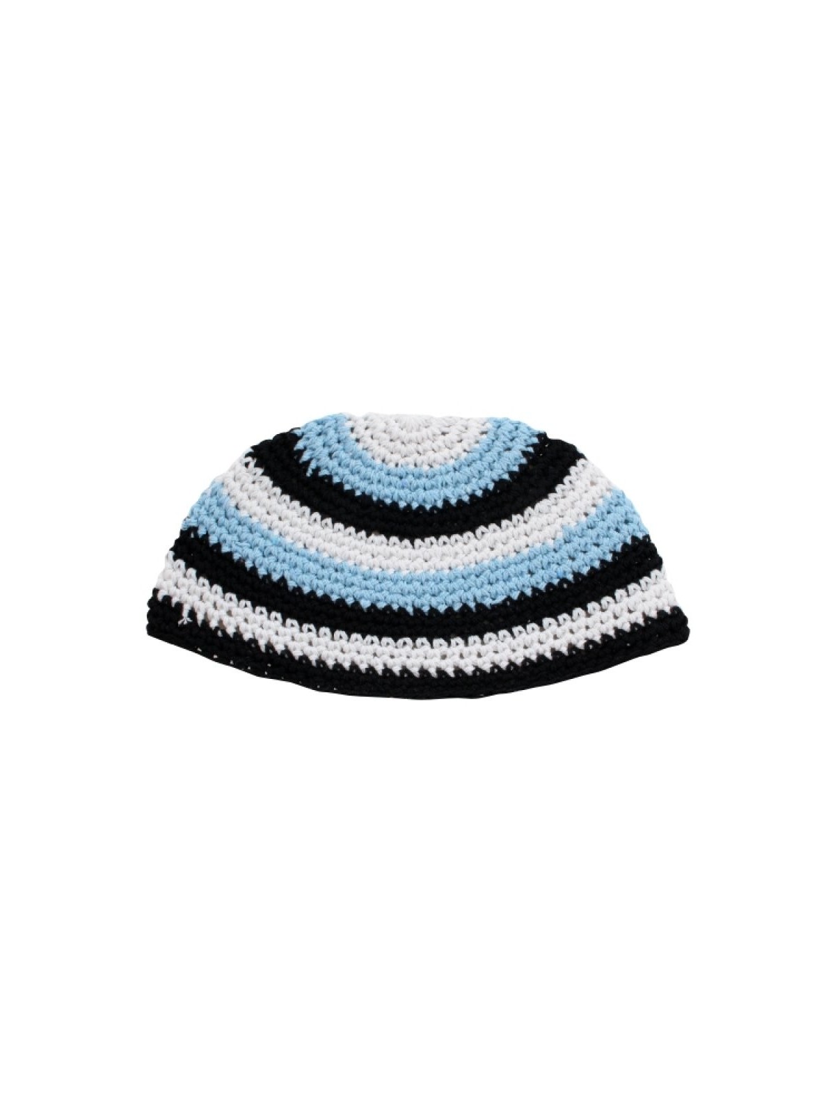 פריק כיפה %96 לבן שחור וכחול שמיים אופקי S... | פריק כיפה