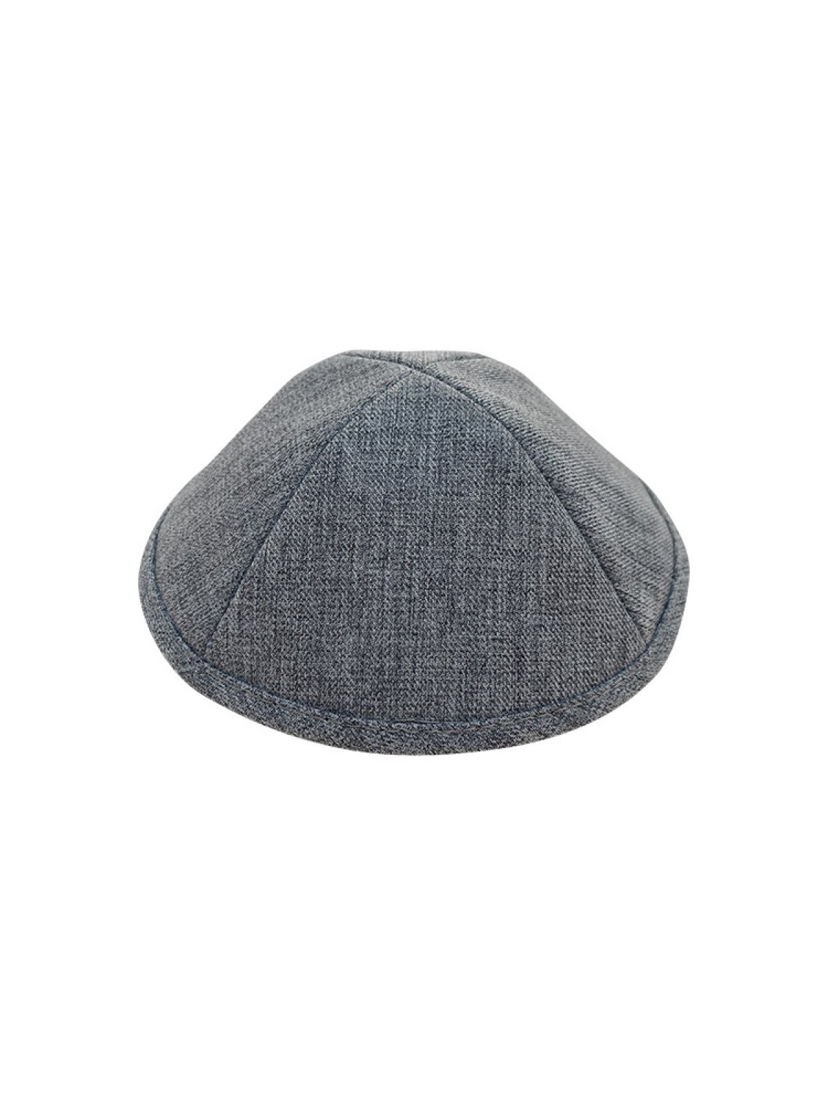 Kippa en tissu gris foncé | Kippa en lin