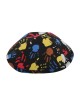 Kippa en tissu coloré avec peinture au doigt | Kippa en tissu