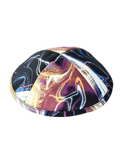 Kippa en tissu plat au design animé pour enfants | Kippa en tissu