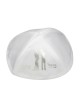Kippa en satin blanc avec le marié et Mazal Tov De... | Kippa en satin
