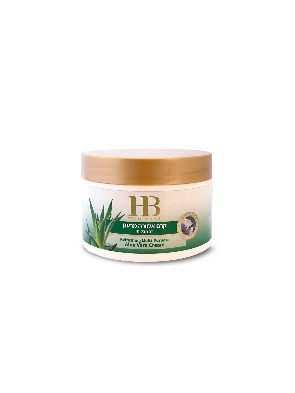 Crème rafraîchissante multi-usages à l'aloe vera HB avec Dead S... | Soins du corps
