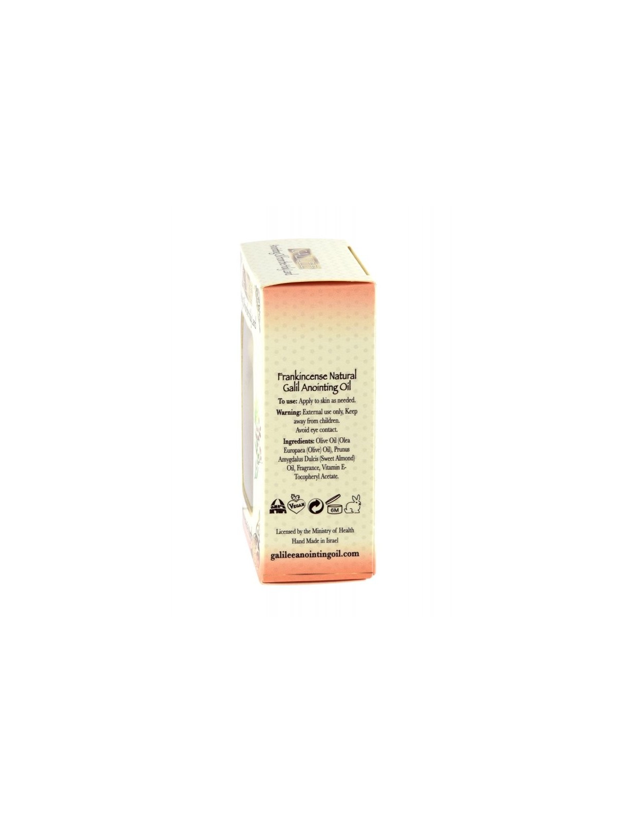 Huile d'onction de Galilée Encens et myrrhe 12 ml | Huile d'onction