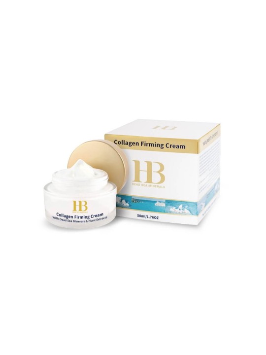 Crème visage raffermissante au collagène HB avec minéraux de la mer Morte | Soins du visage